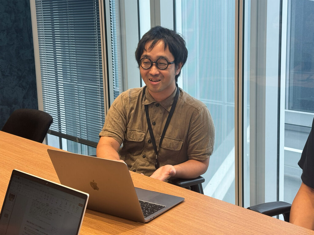 募集ポジションについて語るグリッド中西さん