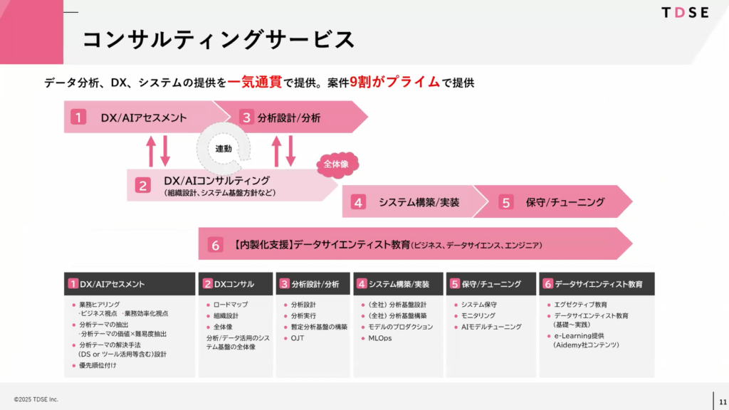TDSEのコンサルティングサービス