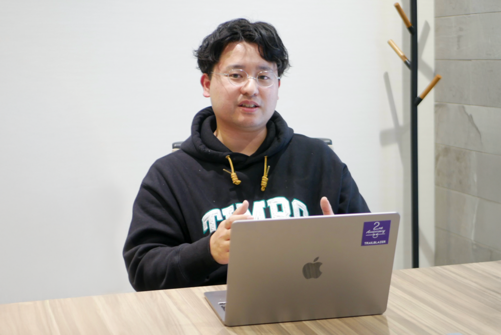 TRAILBLAZERの強みを語る石王さん