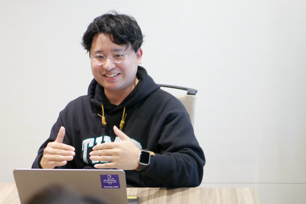 活躍できる人材について語るTRAILBLAZER石王さん